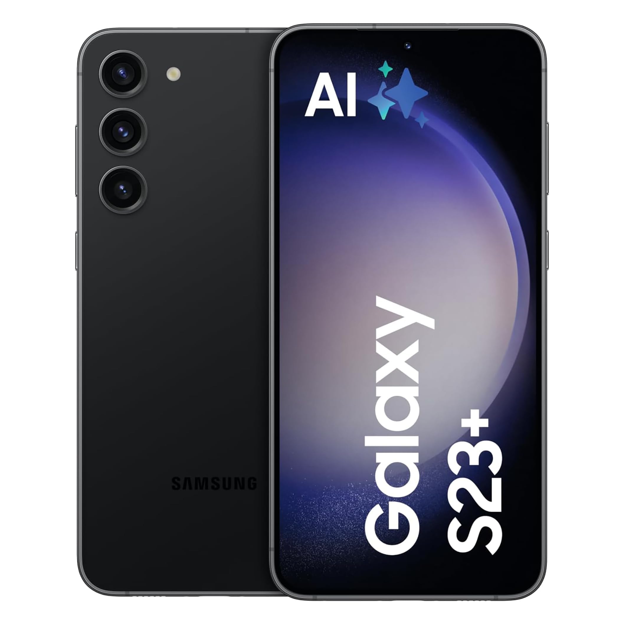 Samsung Galaxy S23+ AI-Android-Smartphone, 512GB, 4.700mAh Akku, Smartphone ohne Vertrag Phantom Black inkl. 36 Monate Herstellergarantie [Exklusiv bei Amazon]
