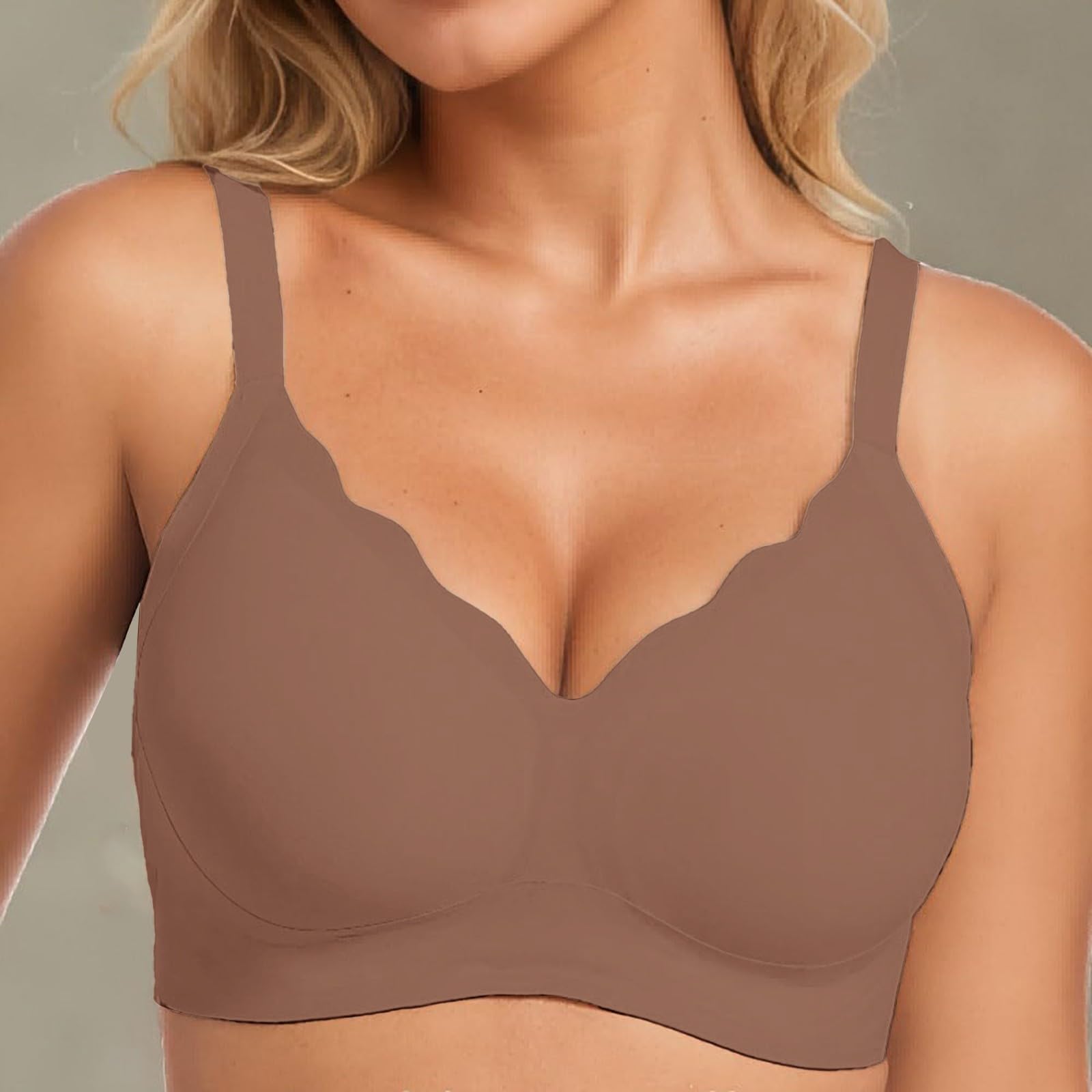 3er Pack Sport BH Set Damen Ohne Bügel Push Up Starker Halt