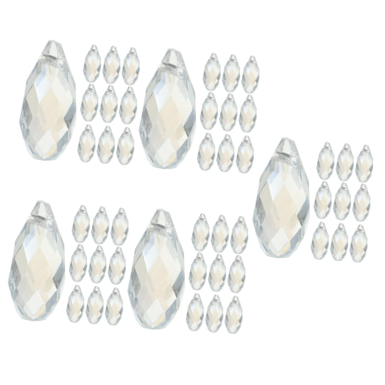 Operitacx 150stücke Wassertröpfchen Glasperlen Handgemachte Schmuckperlen Zum Auffädeln Für Armbänder Ohrringe Halsketten Haaraccessoires Farbenfroh Langlebig Und Vielseitig Einsetzbar