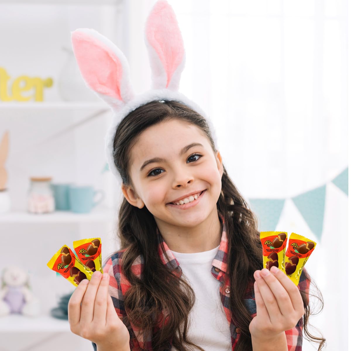 Easter Chocolate Eggs, 2LB Eggs Bulk Pack, Each Egg 0.60oz, Indulge in Delicious Easter Eggs, Peanut Butter Eggs Perfect for Every Sweet Tooth, Perfect Bite Every Time