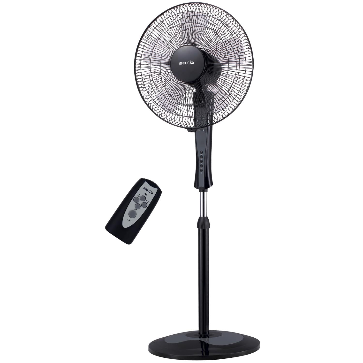 IBELL WINDP10 Pedestal Fan 5 Leaf with Remote and High Air Flow,406mm, 55W, High Speed, 100% Copper & Timer Function, Black (B07SYJ7WCS) Amazon Price History, Amazon Price Tracker
