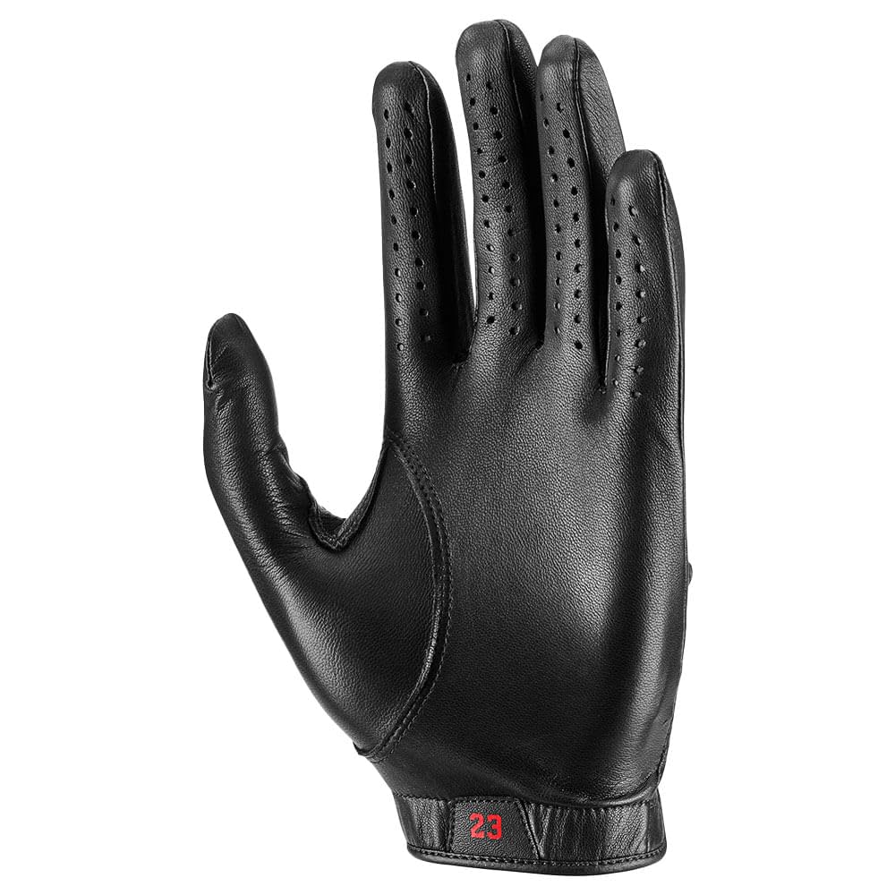 Nike Men's Jordan Tour Golf Glove - Cadet LG Black/Gray/Black/Fire Red LH (RH)