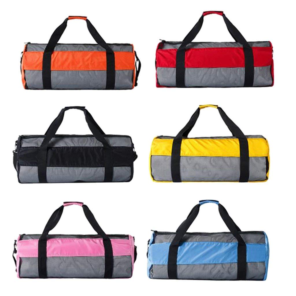 Sac de plongée grande capacité en maille filet Sac à main Sac à bandoulière pour entraînement de natation, plongée avec tuba
