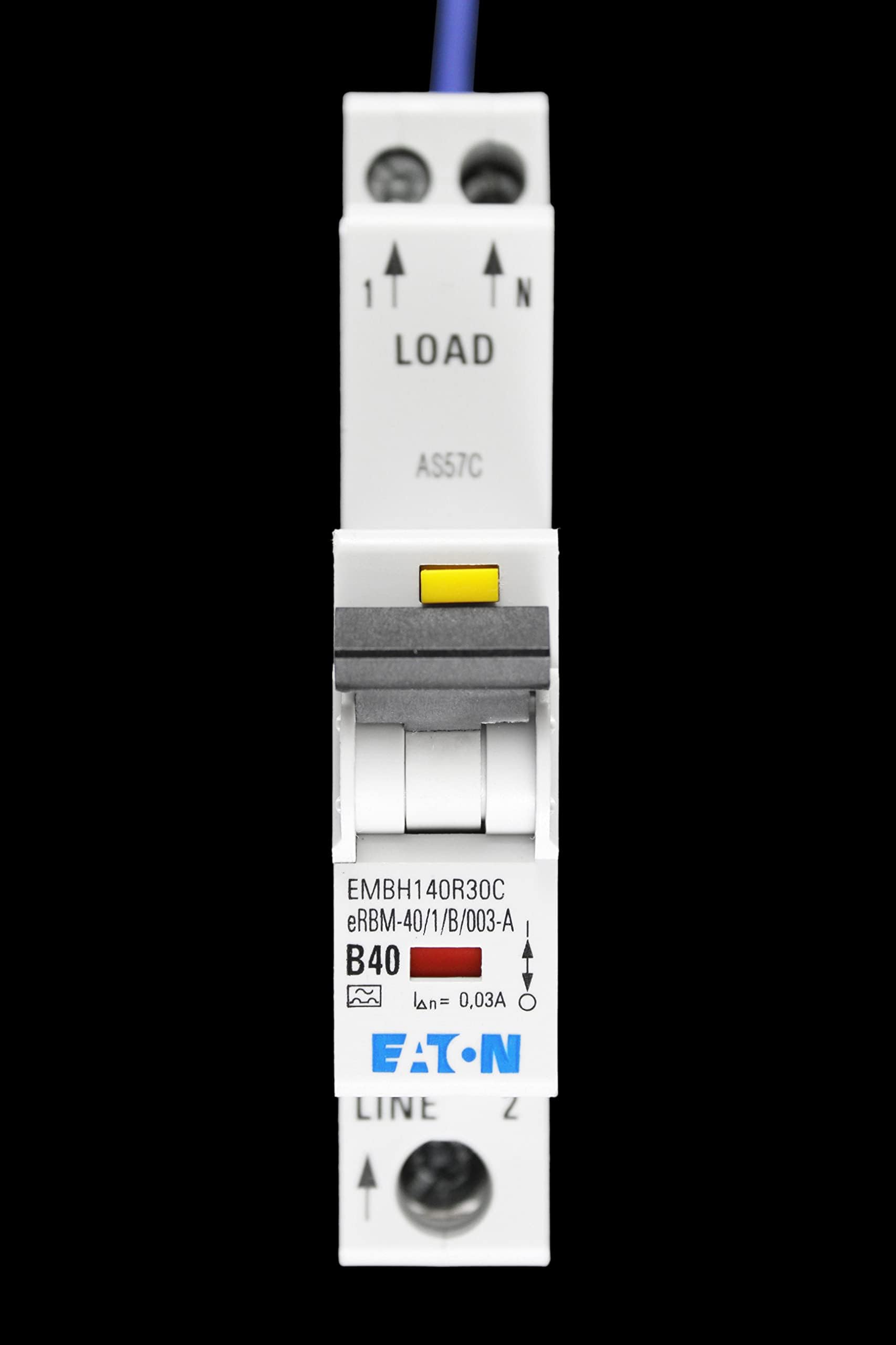 EATON 40 AMP TYPE B 10 KA 30 MA RCBO ERCBO RCD MCB EMBH140R30C ERBM 40/1/B/003