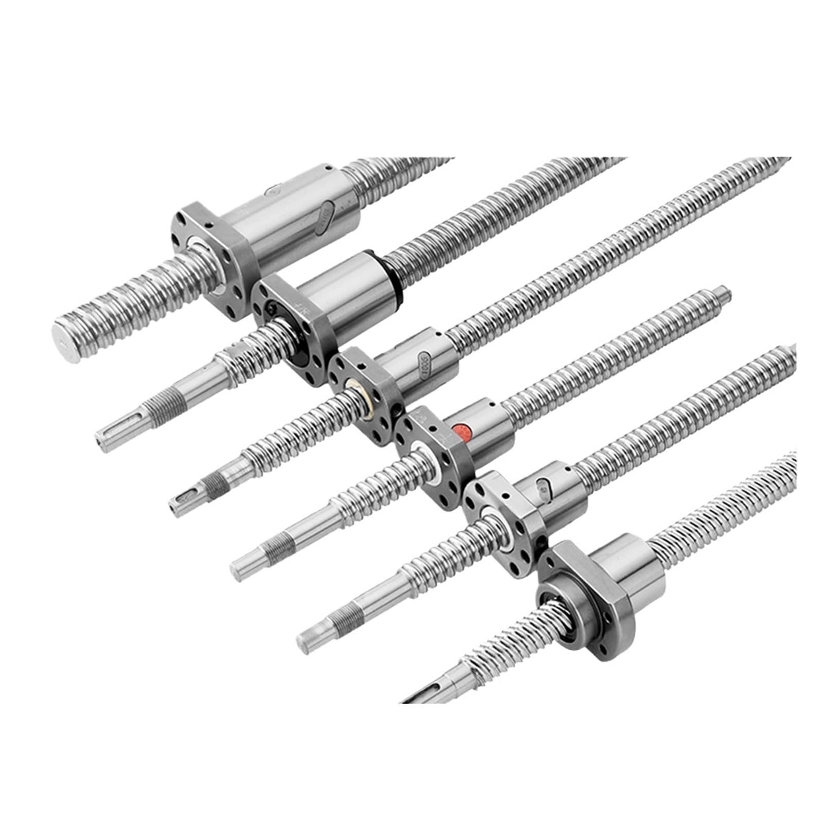 Tornillo de bola anti-retroceso DFU1605 Husillo de bolas mecanizado C7 1605 Husillo de bolas DFU1605 con doble tuerca de bolas(450mm)