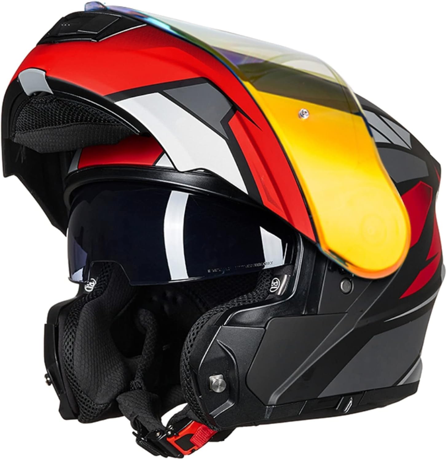 Full Face Flip Up Modular Helmet, ECE/DOT Approved Men