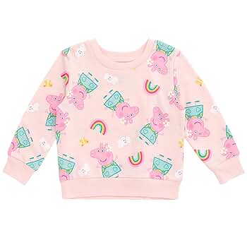 Amazon.com: Peppa Pig Toddler Girls French Terry Sweatshirt