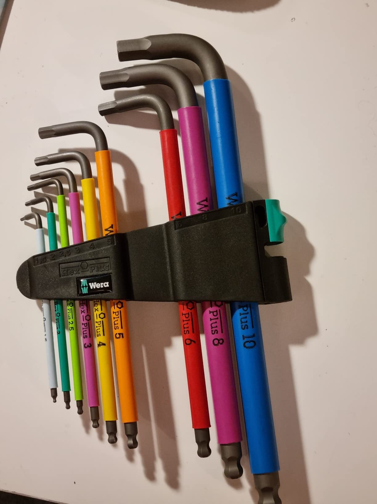 Wera Tools 05073593001 950 SPKL/9 SM N SB Long ARM HEX Key Set, One Size, Multi photo review