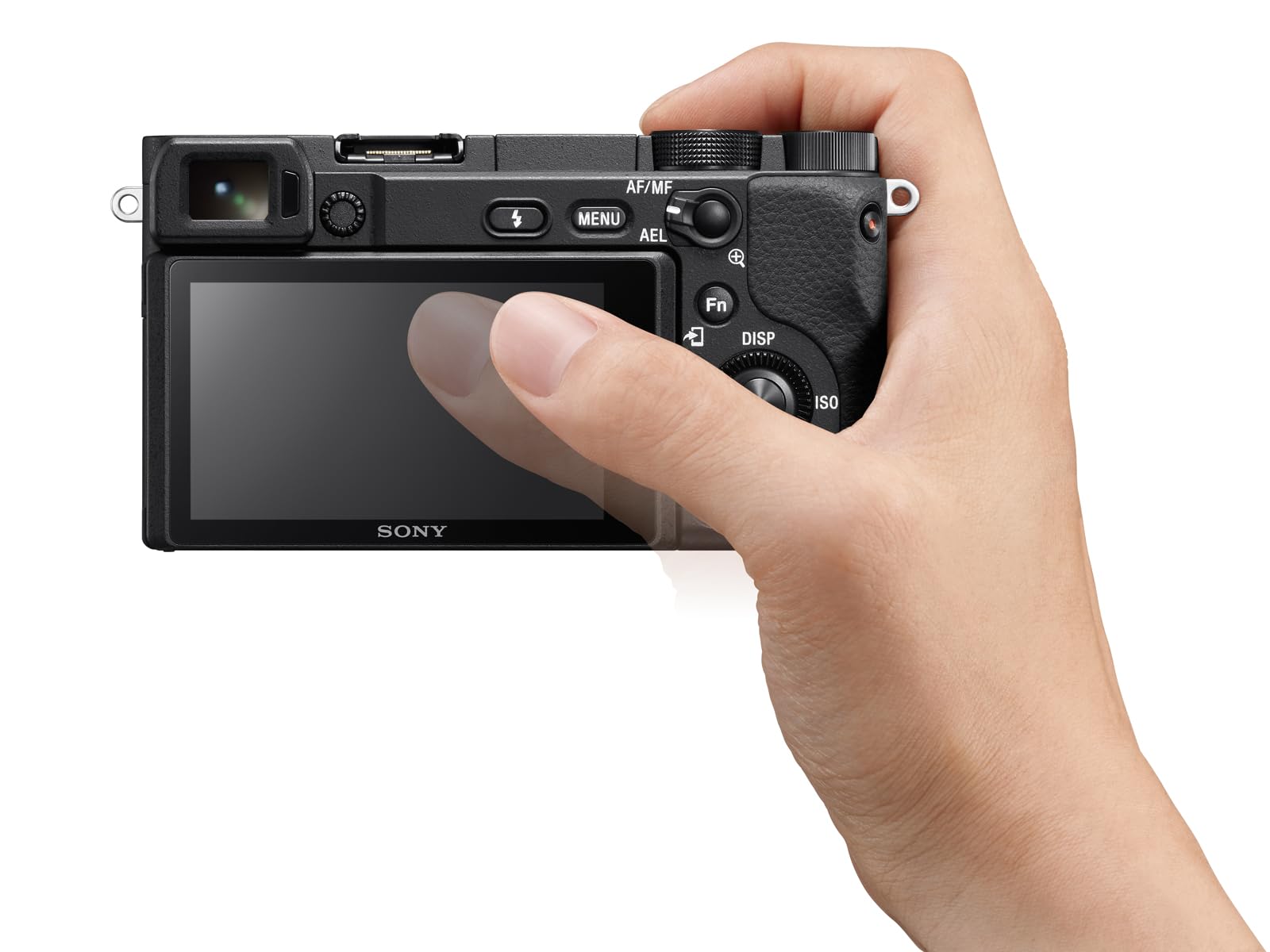 Sony Alpha 6400 (APS-C) Fotocamera con obiettivo 16-50 mm – Autofocus con rilevamento degli occhi da 0,02 s, video 4K, display ribaltabile, ideale per vlogging, fotografia e viaggi