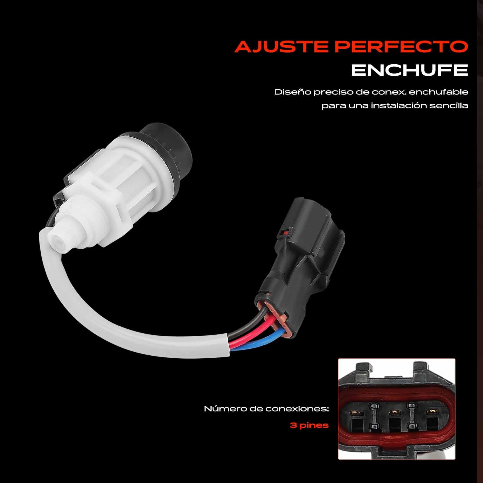 Frankberg Sensor de distancia Sensor del eje del velocímetro 3+1-Polo Compatible con Spark M150 Matiz M100 M150 Matiz Furgoneta/Compacto KLA4 Replace# 96518414