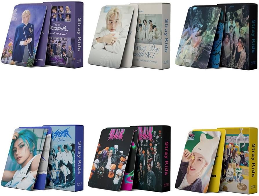 6Pack/330Pcs Straykids Photocards Set Kpop Stray kids Photocards