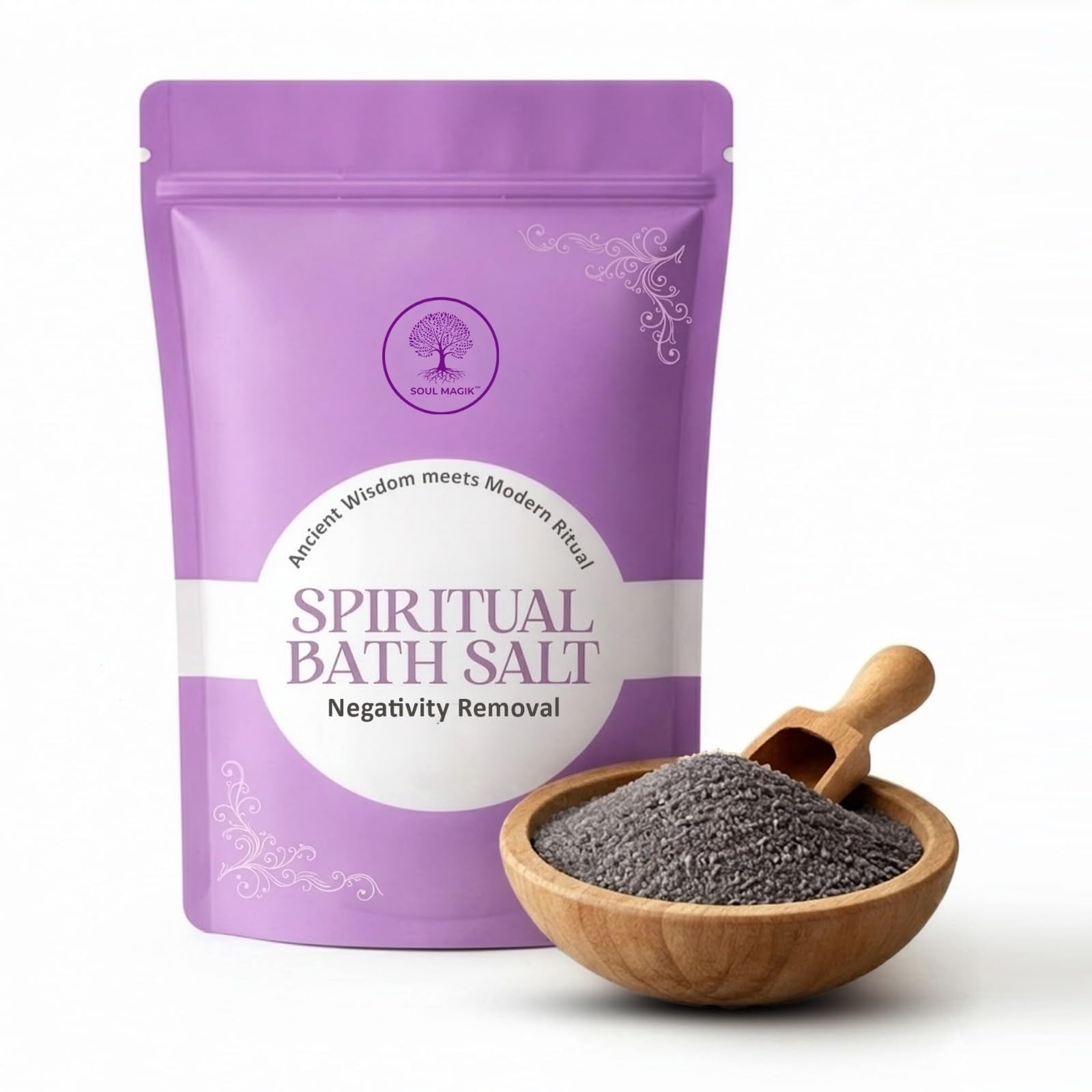 Soul Magik Pure & Natural Negativity Removal Spiritual Bath Salt | 200g, Cleanse and Purify Your Aura-image-35