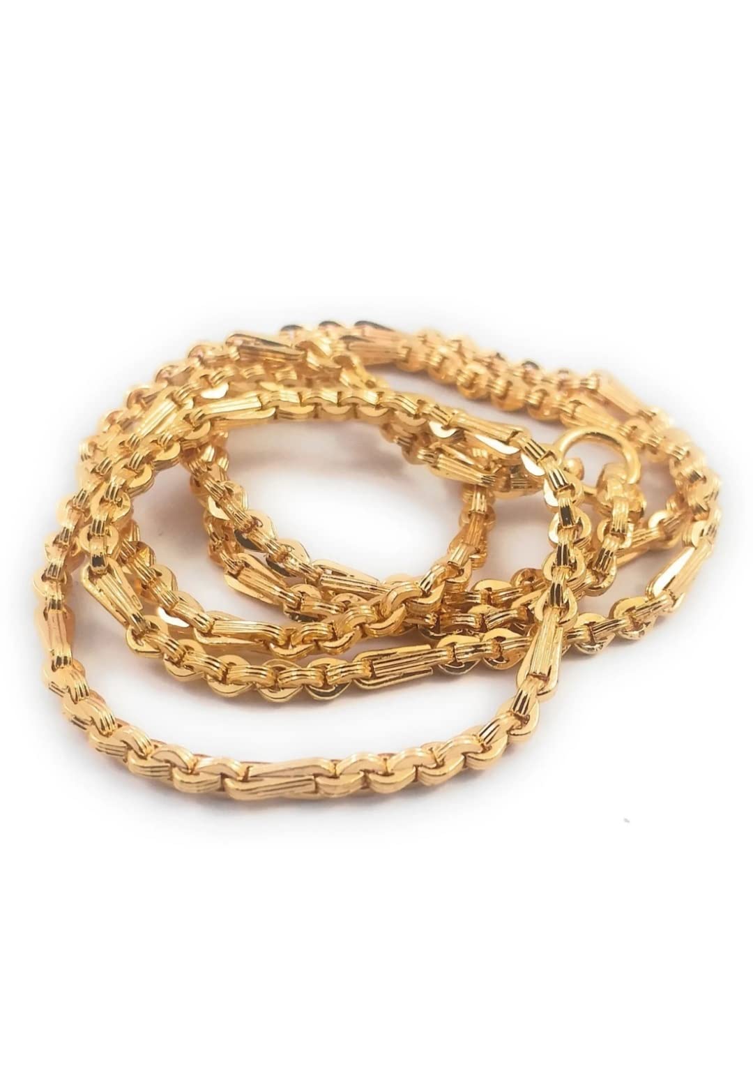 Generic1gm gold plated 24inch Tyre bulb copper Thali chain