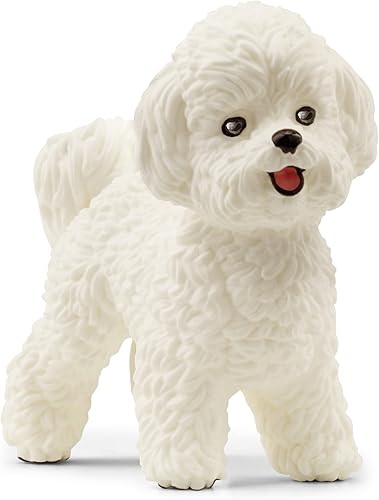 Schleich Farm World - Nuevo 2023, juguetes de animales de granja para niños y niñas, figura de perro de juguete Bichon Frise, a partir de 3 años disponible en Yaxa Colombia