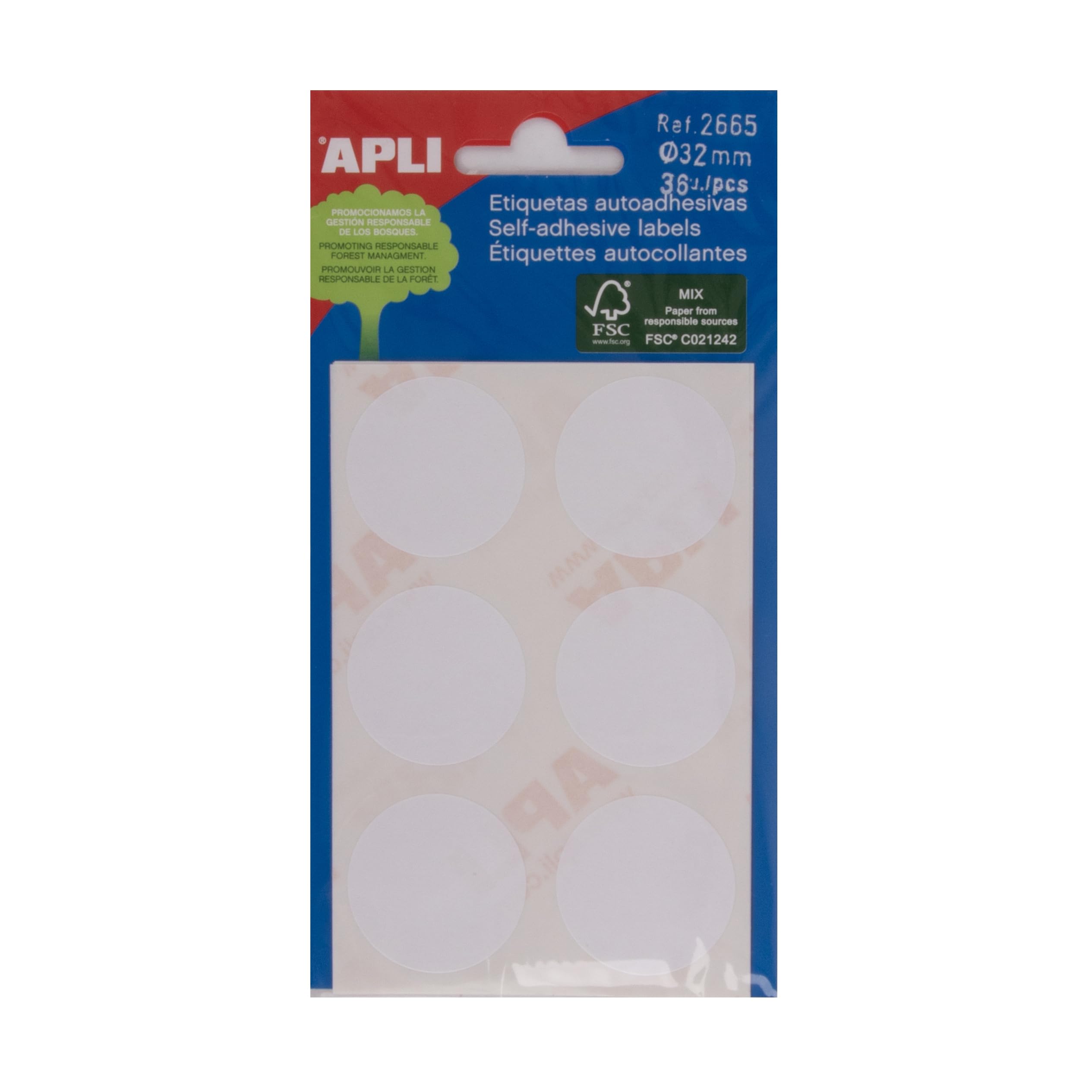 APLI 2665 – Blister Labels adherentes Strong