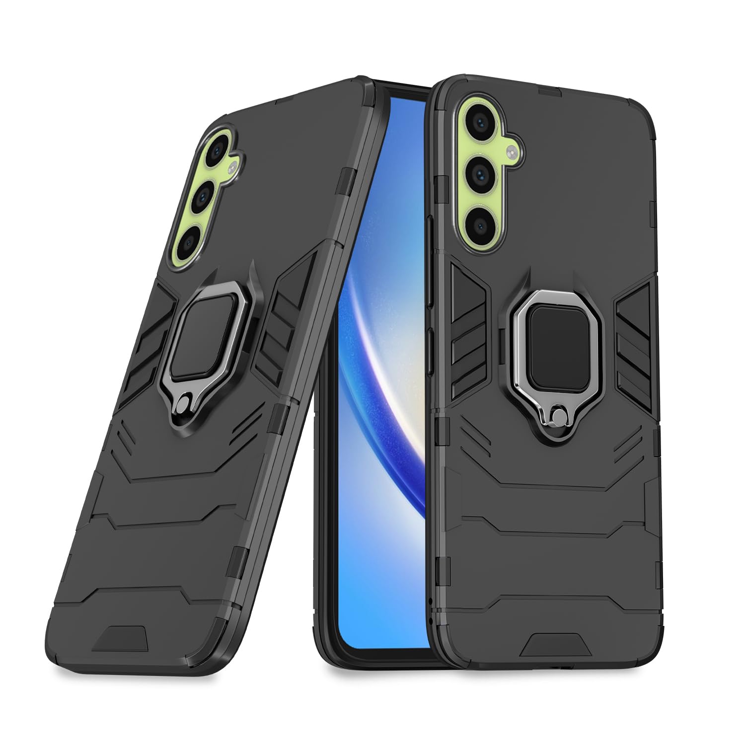 Pikkme Samsung Galaxy A34 5G Back Cover | D5 Tough Armor Bumper | 360 Protection Case | Ring Holder Stand Case for Samsung Galaxy A34 5G (Black) (B0CBBL1JBP) Amazon Price History, Amazon Price Tracker