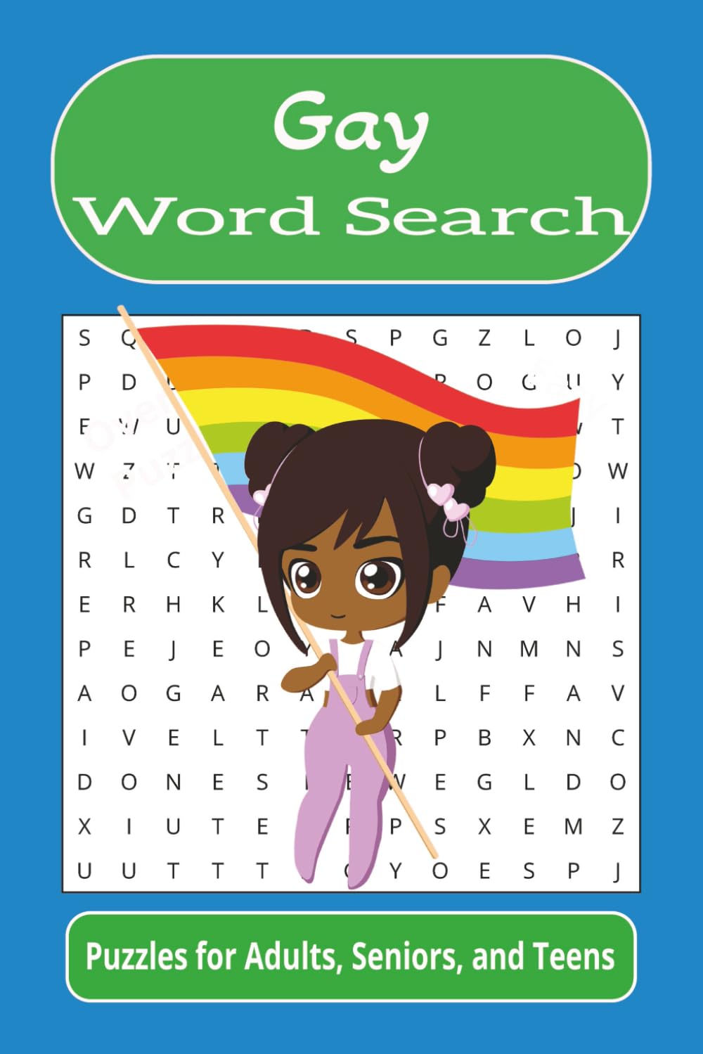 Gay Word Search: Word searches with easy to read print about gay, gay pride, love, and more