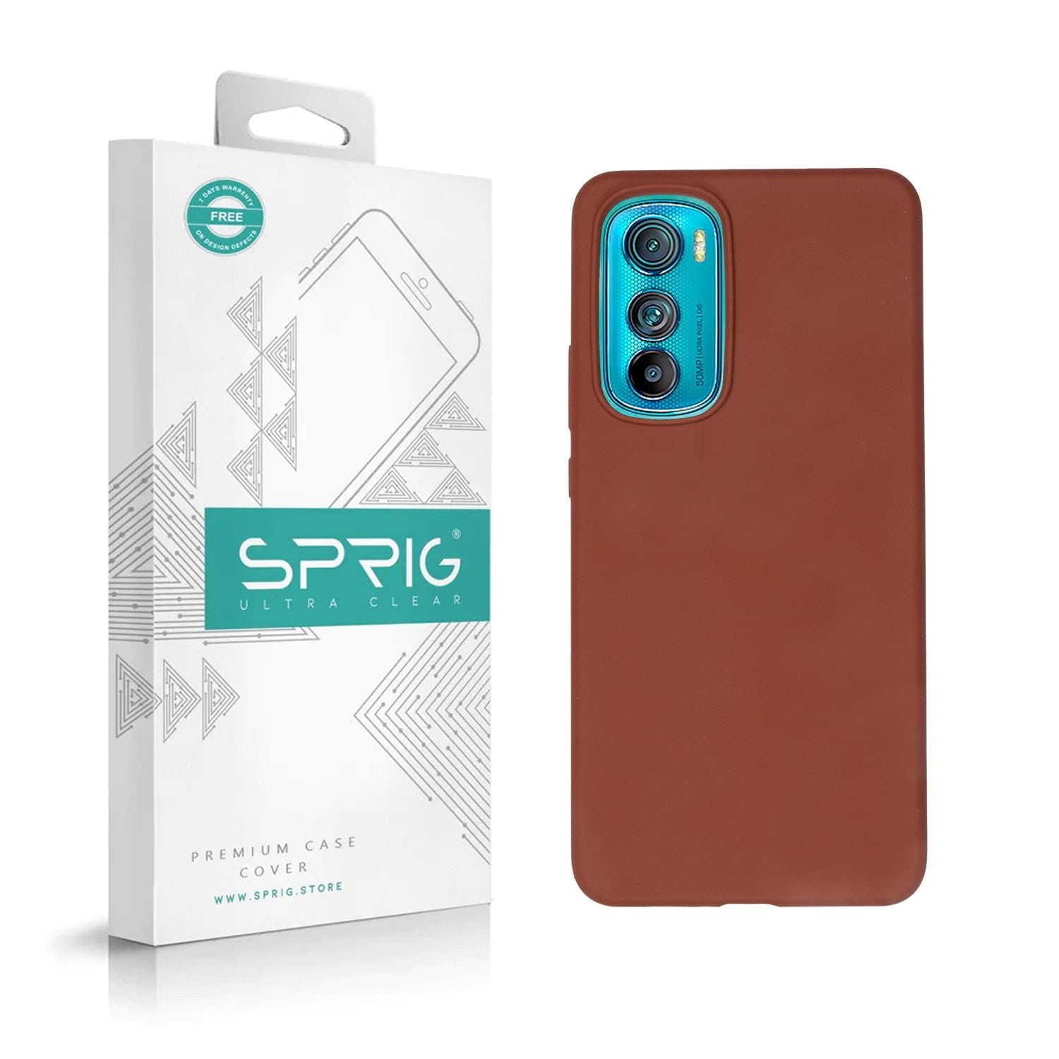 SPRIG Compatible with Motorola Edge 30 Liquid Silicone Premium Back Cover Drop Tested Shock Proof Mobile Case for Men, Women, Boys and Girls with Camera Protection (Dark Brown) (B0BTMJ2VZH) Amazon Price History, Amazon Price Tracker