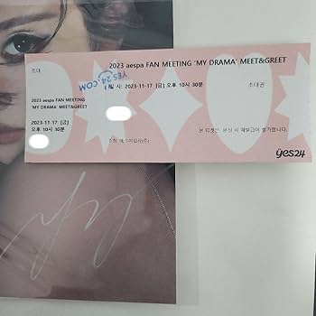 aespa drama 直筆サイン　フォト　ジゼル　ミーグリ Amazon.co.jp: aespa drama 直筆サイン フォト ジゼル ミーグリ