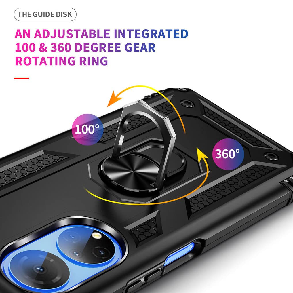 SEAHAI Cover per Honor X7, Scorrevole [Protezione Fotocamera] Ultra