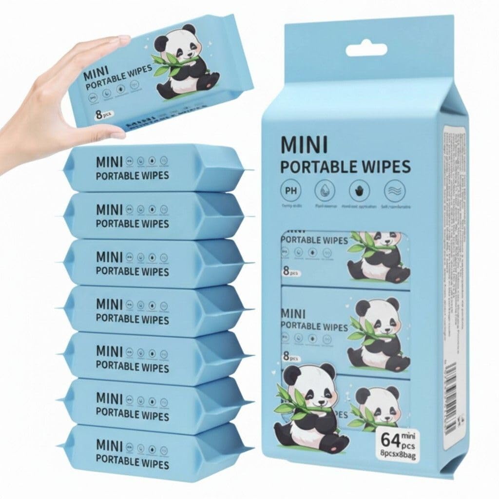 Travel Friendly Mini Wet Wipes – Compact, Lightweight & Fresh-image-41