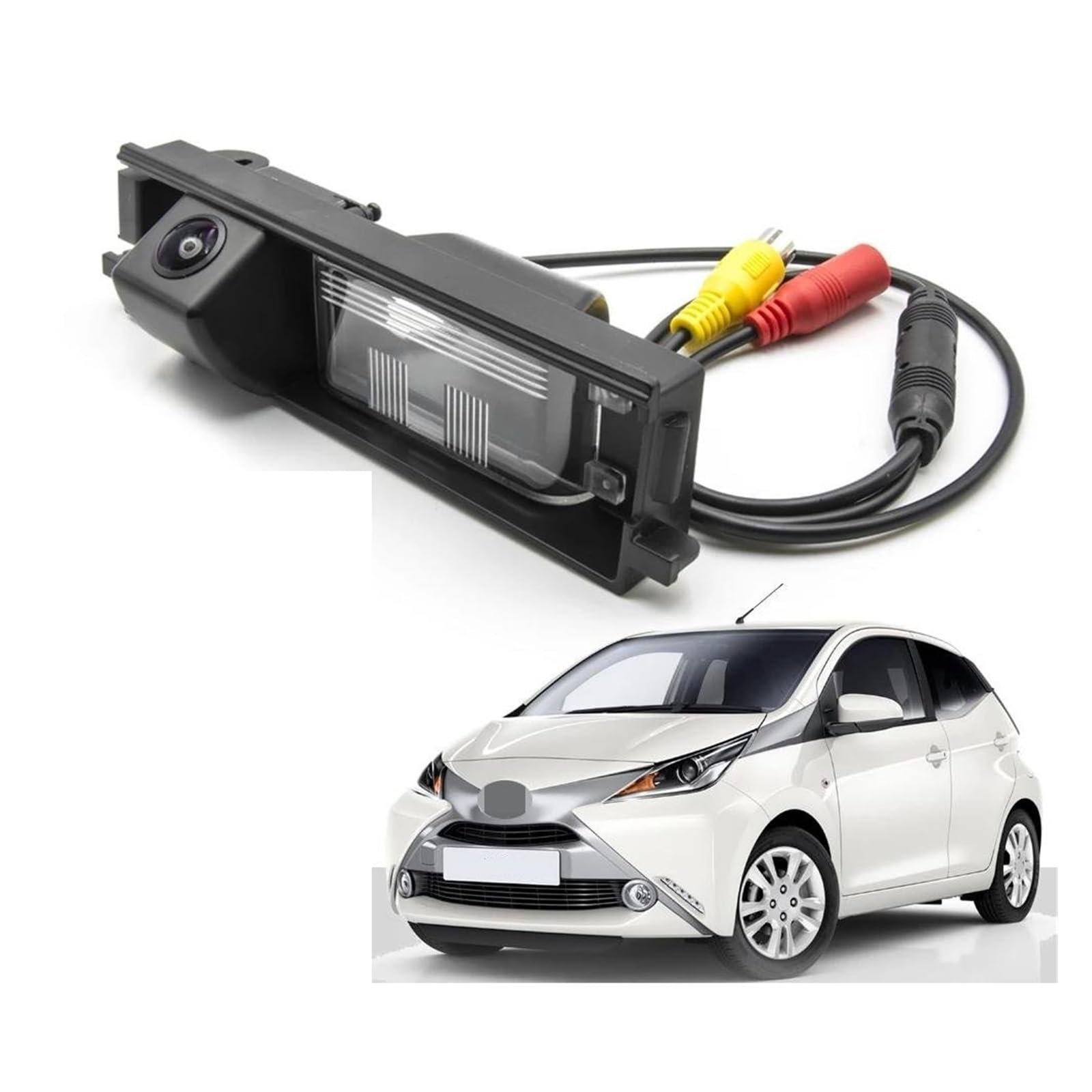 Zamiennik kamery cofania do Peugeot 108 2014-obecny samochodowy monitor cofania CCD HD AHD kamera cofania rybie oko kamera cofania (C135 AHD 720P) (D170 AHD 720P)