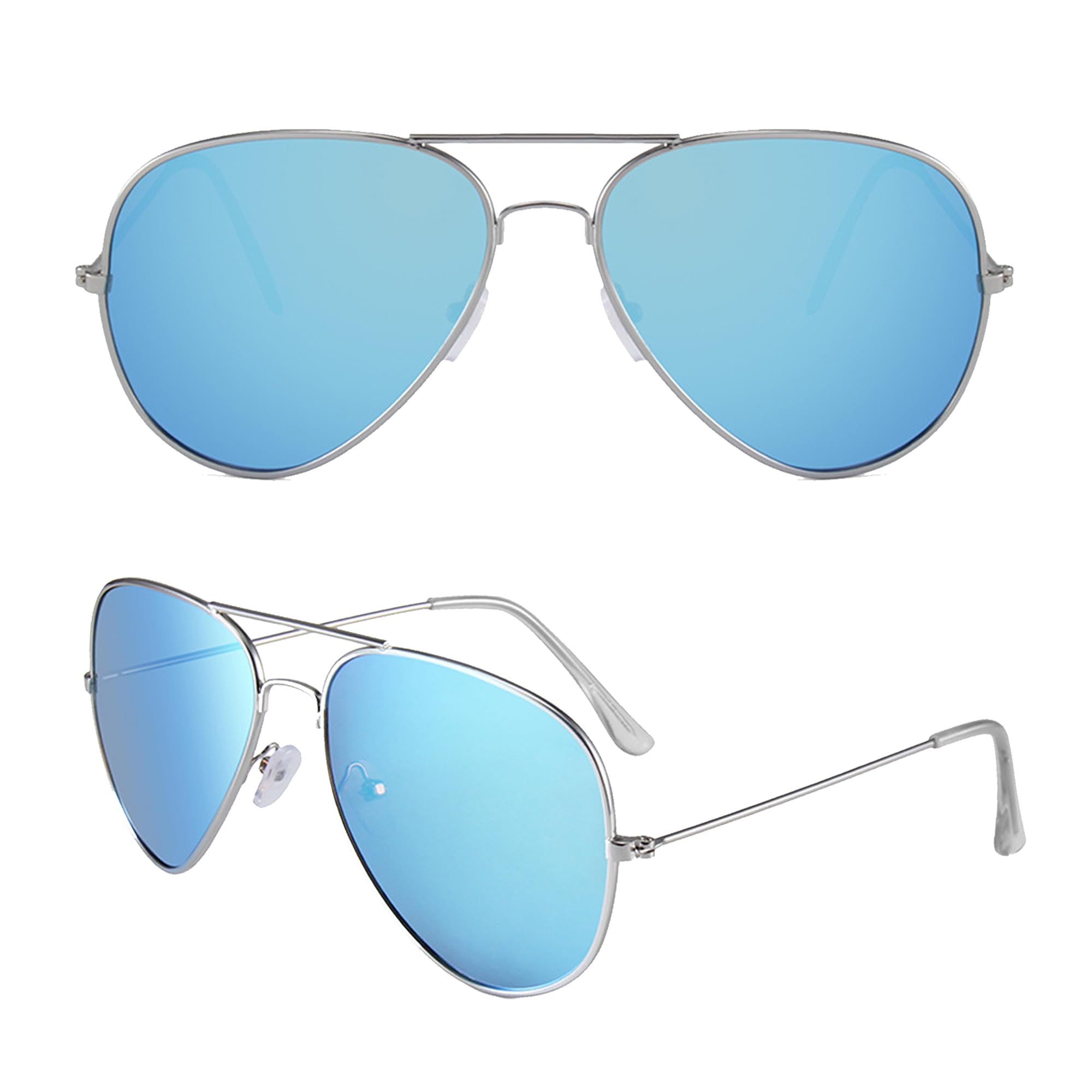 YUIOOISH Gafas de sol polarizadas UV400 para hombres, mujeres, jóvenes, marco de metal, clásicas, aviador, gafas de sol para conducción, pesca, deportes