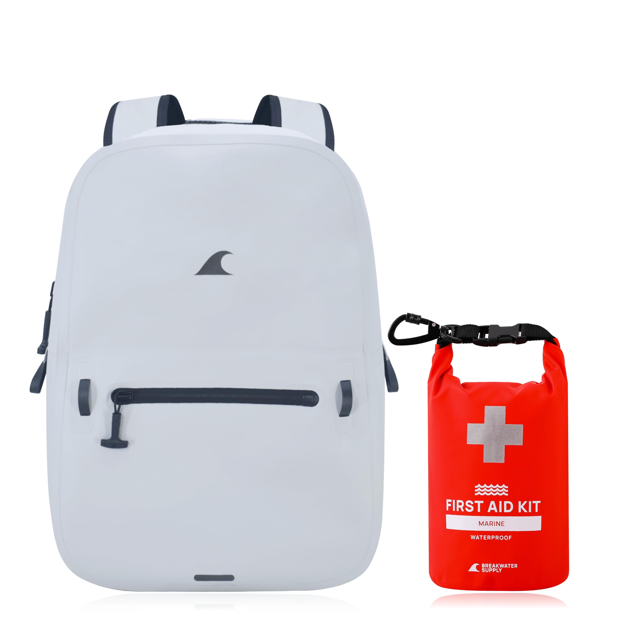 Waterproof Preparedness Pack, IP68 Submersible Airtight Backpack and  Waterproof Marine First Aid Kit for Boating, Fishing, Kayaking (Fogland  Lite 15L