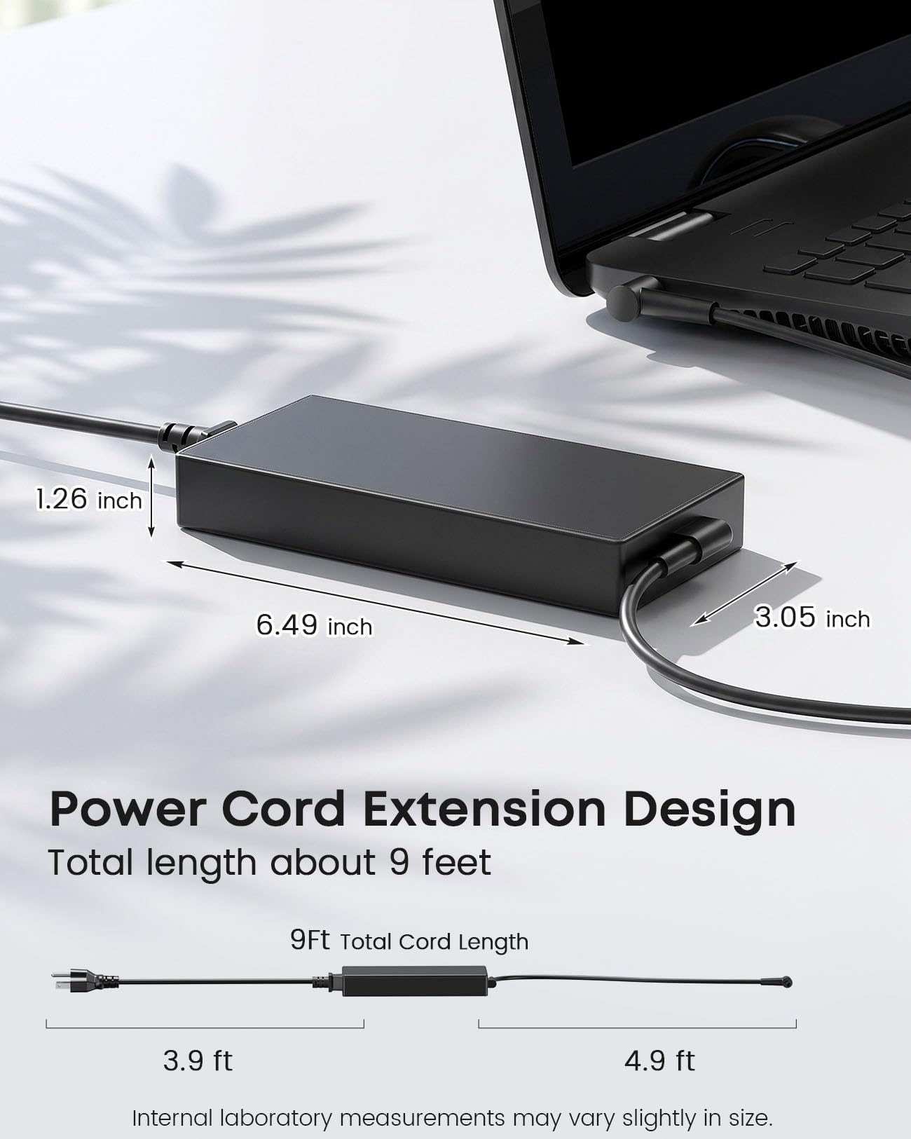 180W Caricatore Compatibile con Asus ROG Zephyrus G14 TUF F15 F17 | Compatibile con Zephyrus G15 GA502, ROG Strix G531 G731 GL531, TUF A17 A15, FX506 FX505 FX706, FA706 FA506; 6.0x3.7mm