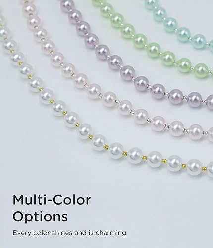 Miniatura 8 de Correa de dije para teléfono, pulsera de cadena de teléfono con correa de sujeción para la muñeca para mujer