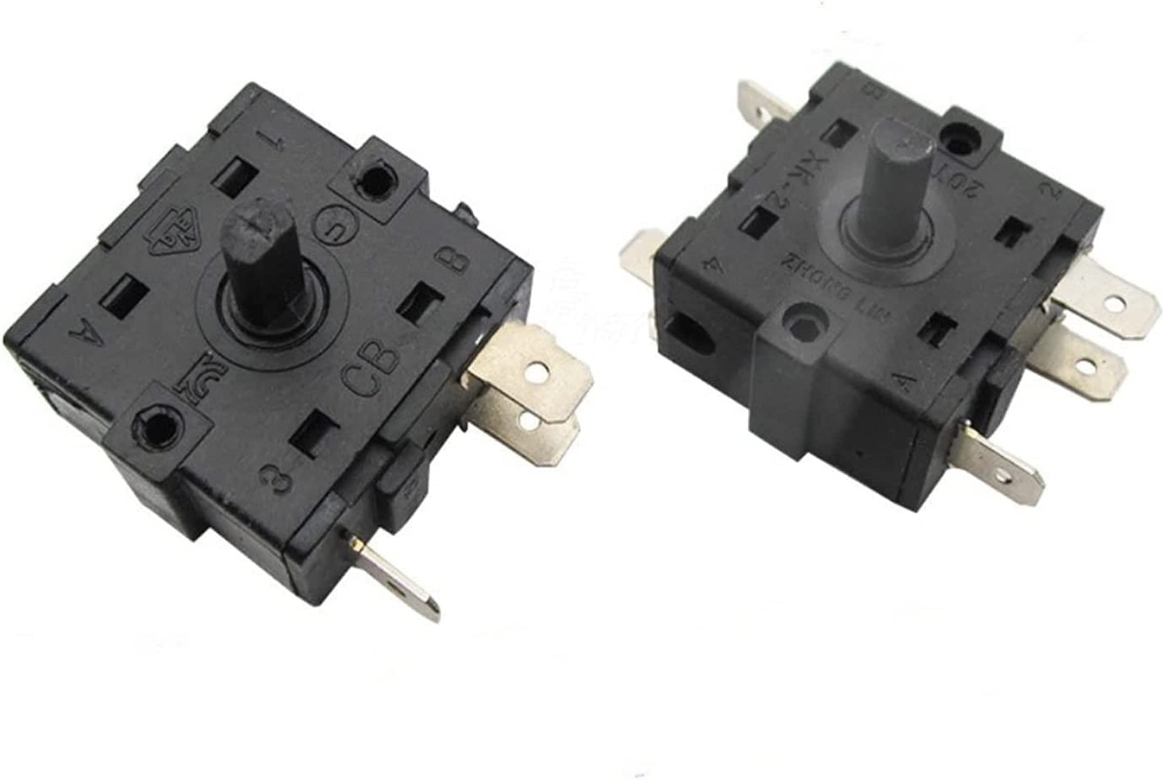 Rotary Encoder / Drehschalter 3 Position, 2 Position – 3 Pin Oder 5 Pin, AC 250V 16A – Für Raumheizung & Elektronik