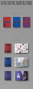Amazon.com: ASTRO [ ALL YOURS ] 2nd Album 3 Ver FULL SET. 3 CD+3
