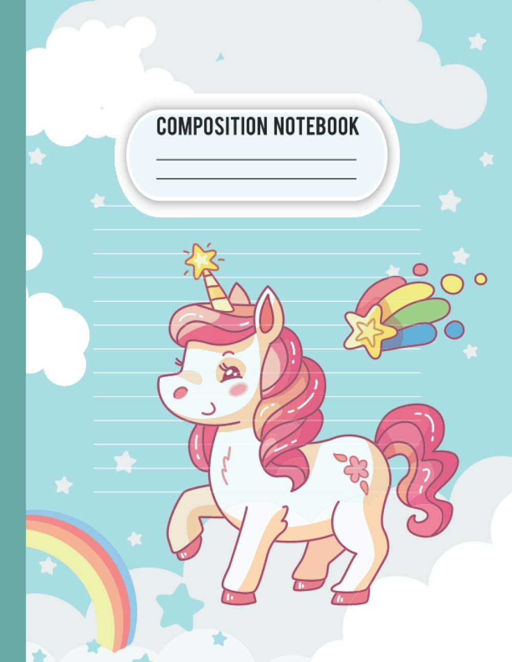 Composition Notebook: Nifty Wide Ruled with Blank Pages Notebook For Taking Notes. Paperback