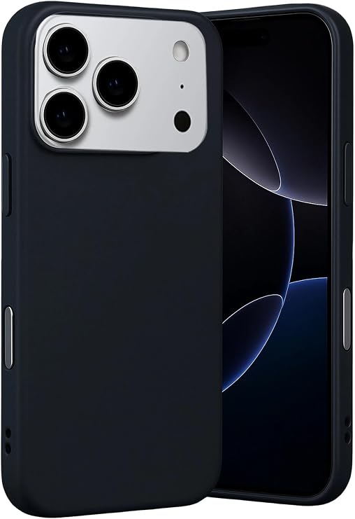 Coverzone iPhone 17 Pro İle Uyumlu Kılıf Z-Mara Lansman Vieri Tam Koruma Arka Kapak Kamera Koruma Çıkıntılı Pürüzsüz Yüzey Siyah