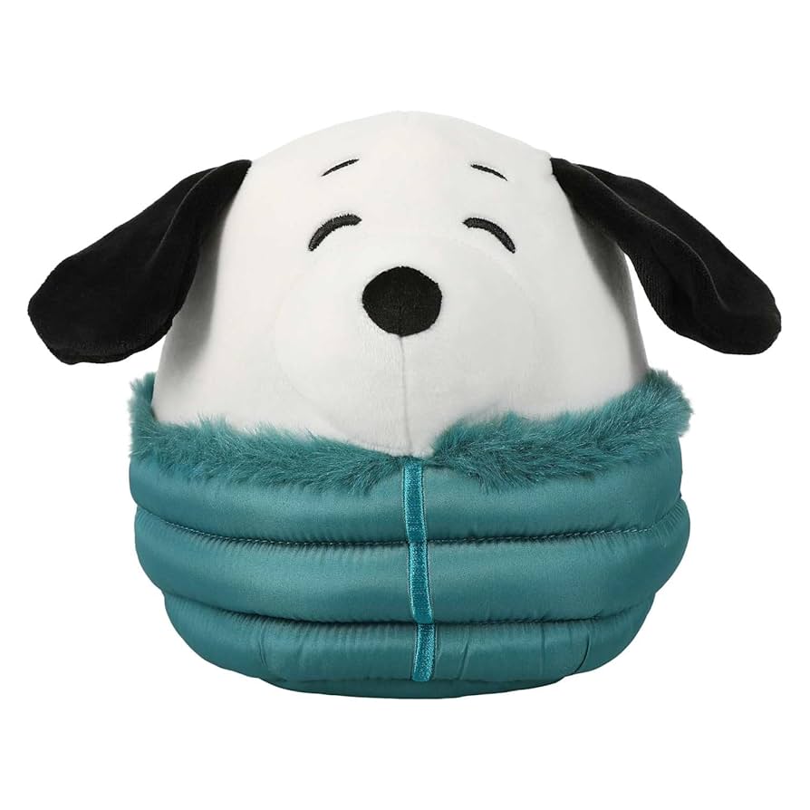 スクイッシャブル　Squishable　スヌーピー Amazon.com: Squishmallows Snoopy in Puffer Jacket Plush, 6.5