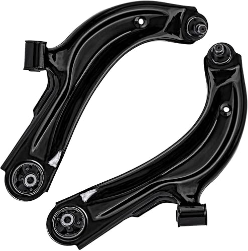 Miniatura 669 de Detroit Axle - Brazos de control delanteros inferiores con rótula + barras estabilizadoras de repuesto para Chrysler Dodge Intrepid 300M Concorde