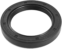 Vista 25 de uxcell Caucho doble de los labios del sello de aceite del eje rotatorio métrico 49.2x82.0x16.4 ft m TC, negro