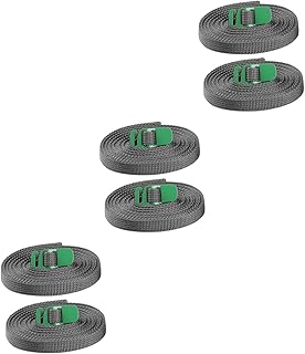 6 Peças Equipadas Com Alças De Fivela De Bagagem Alças De Mala Alça De Bagagem Ao Ar Livre Cintas De Amarração De Bagagem Cinto De Fixação De Viagem Aglet Correias De