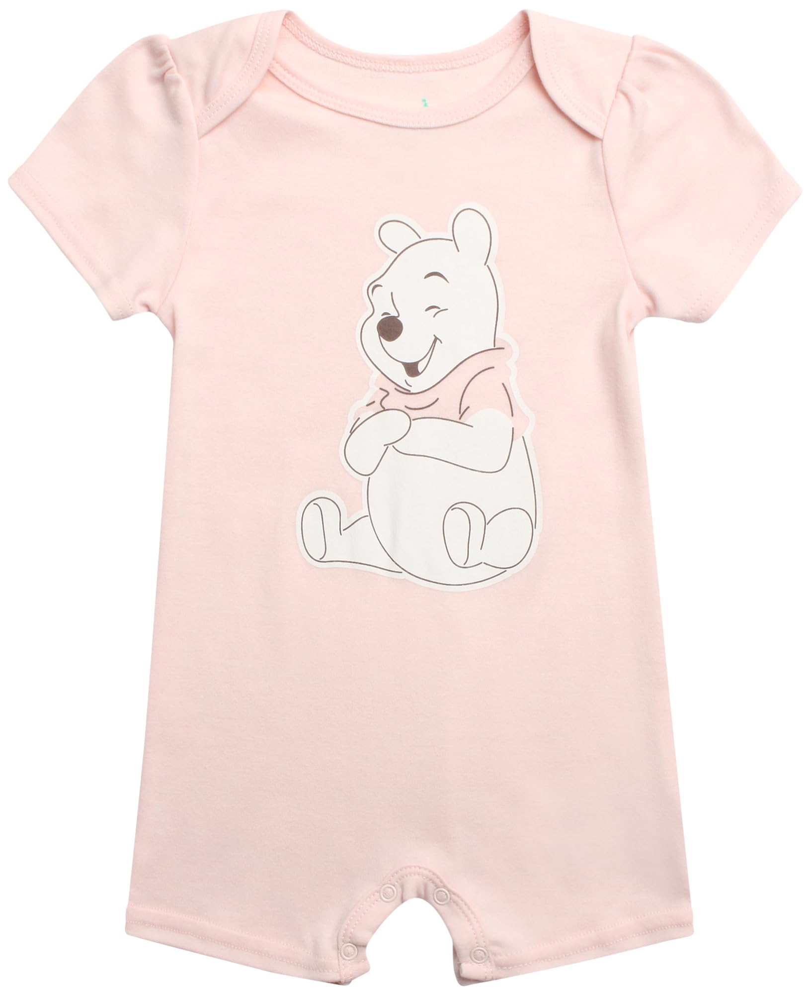 Disney Baby Mädchen Strampler 2er Pack: Minnie Mouse Rüschenärmel Strampler (Neugeborenes/Kleinkind)