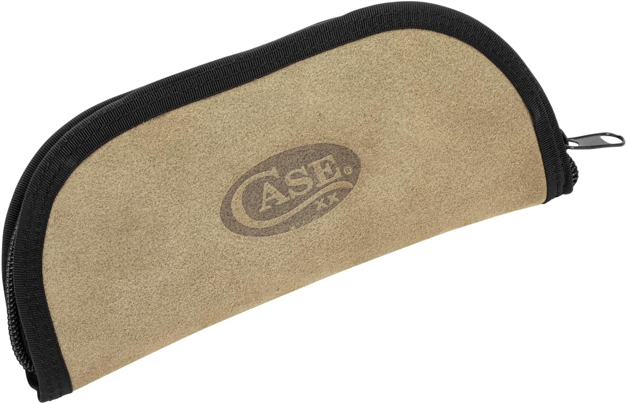 Case XX Knives Taco-Style Taupe Leather 50283 Collector's Club Pouch