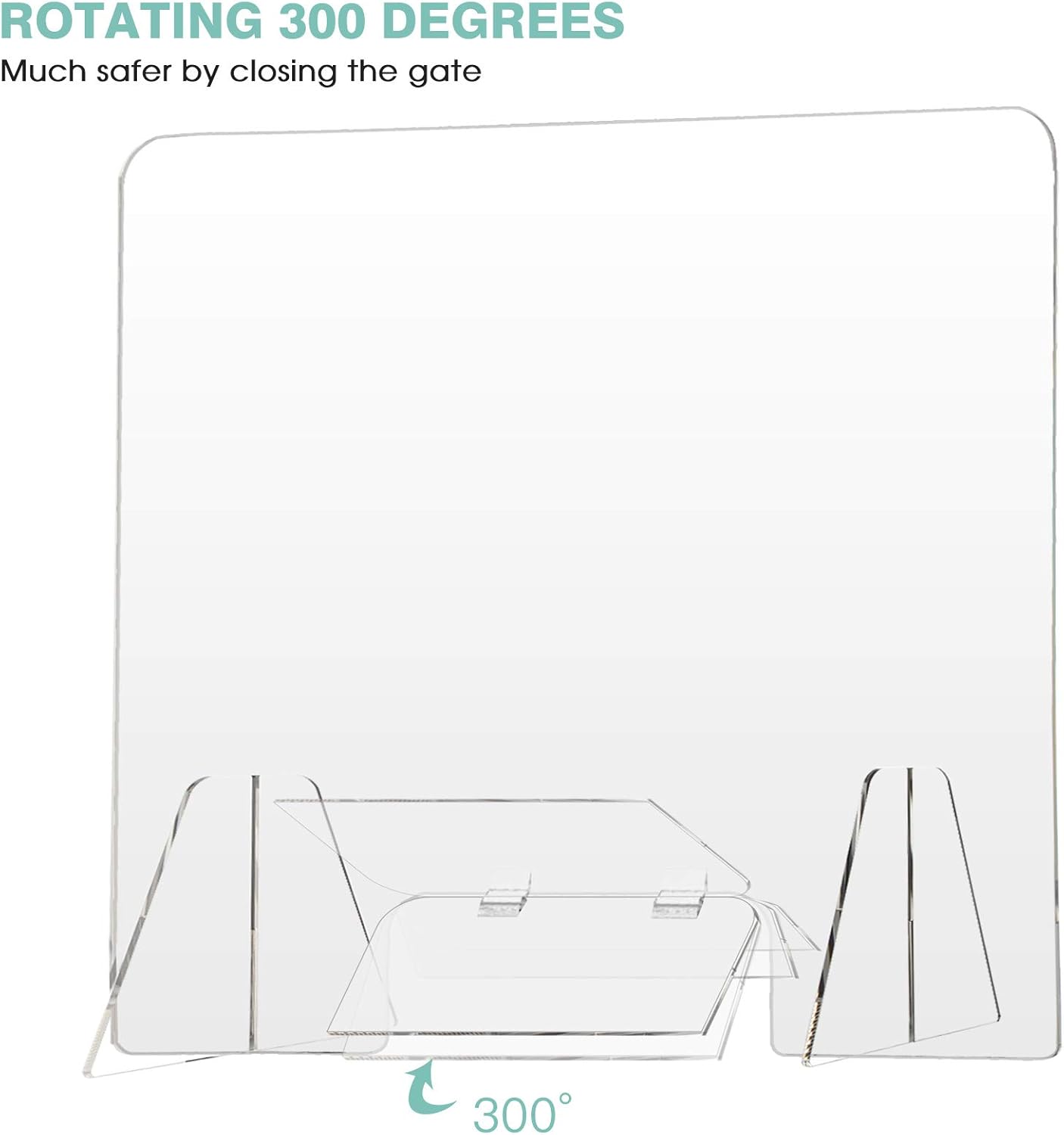 Bеѕt Cуbеr Dеаlѕ 🔥 Sneeze Guard Shield for Counter - 36 x 24 Desk Plexiglass Shield with 10W x 4H Transaction Window Flap, Plastic Acrylic Barrier Clear Protection Sheet Barrier for Office, Reception, School