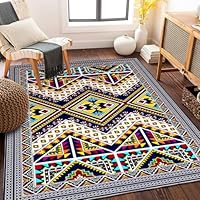 Amazon｜洗える ラグ カーペット アンティーク 140*200cm ペルシャ風