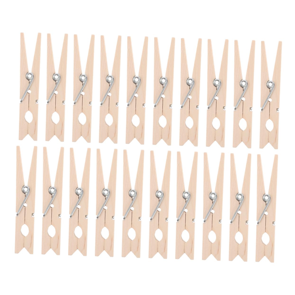 Mipcase 150piezas Pinzas para Ropa Multifuncionales de Madera Mini Pinzas Resistentes al Viento para Colgar Calcetines y Toallas el Patio