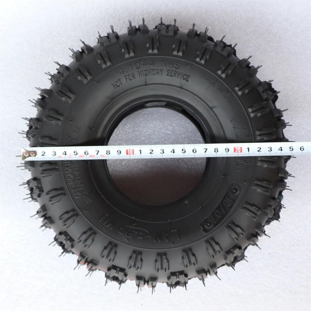 Ruota 4.10/3.50-4 410/350-4 4.10-4 Pneumatico Camera d'Aria Adatto a Tutti i Modelli 3.50-4 Pneumatico da 4" Pneumatico (Pneumatico Esterno)