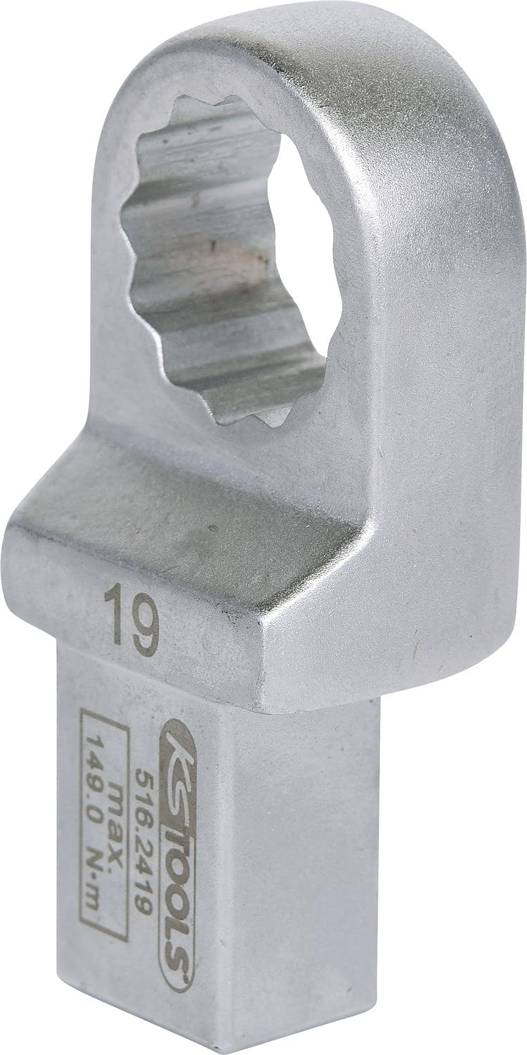 Ks Tools Satin Chrome-Plated. 516.2419 14 X 18Mm/ 19Mm Qc Head Ring Spanner
