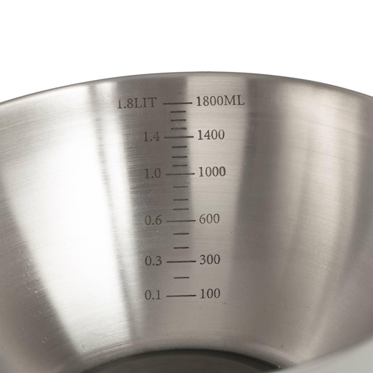 5five Balance de cuisine numérique avec bol amovible en acier inoxydable Affichage LED Fonction horloge Capacité 5 kg Réglage de la tare et de la mesure Rouge
