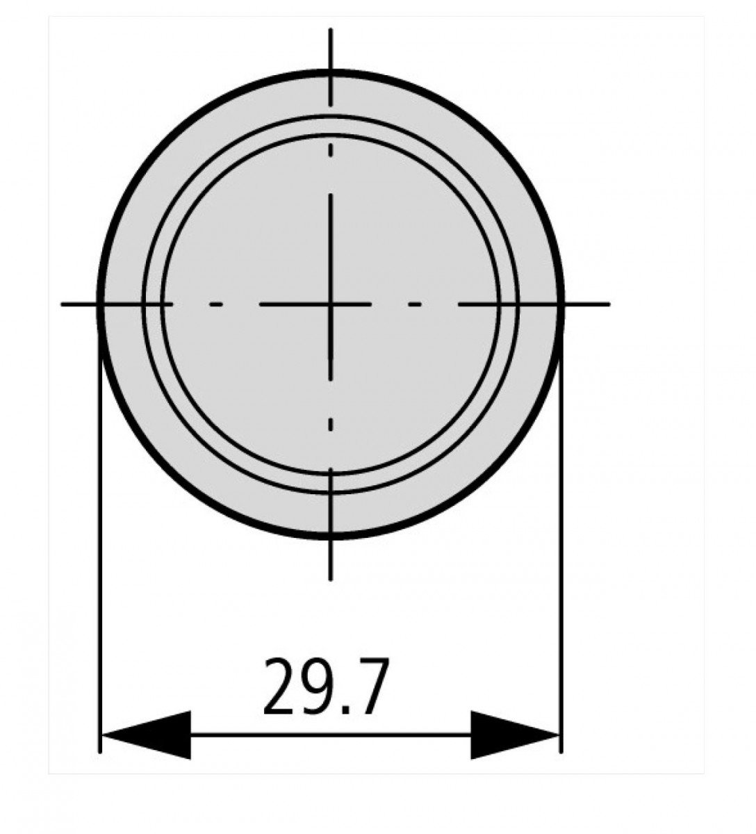 Eaton 216516 not-Halt/aus-Taste, D = 38 mm, Zugentriegelt, unbeleuchtet, 1 Öffner, 1 Schließer, Fronteinbau