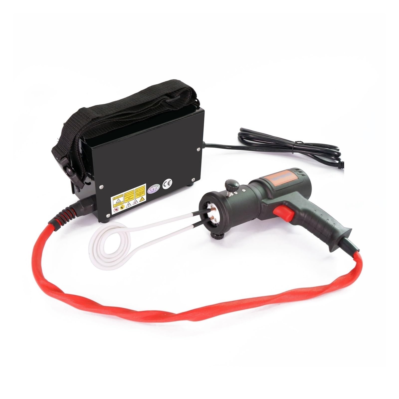 Xzxxzsz One Color Induction Heater, 1500W Magnetic Induction Heater Kit Bolt Remover Flameless Heat Tool +Soft Coil Trim Removal