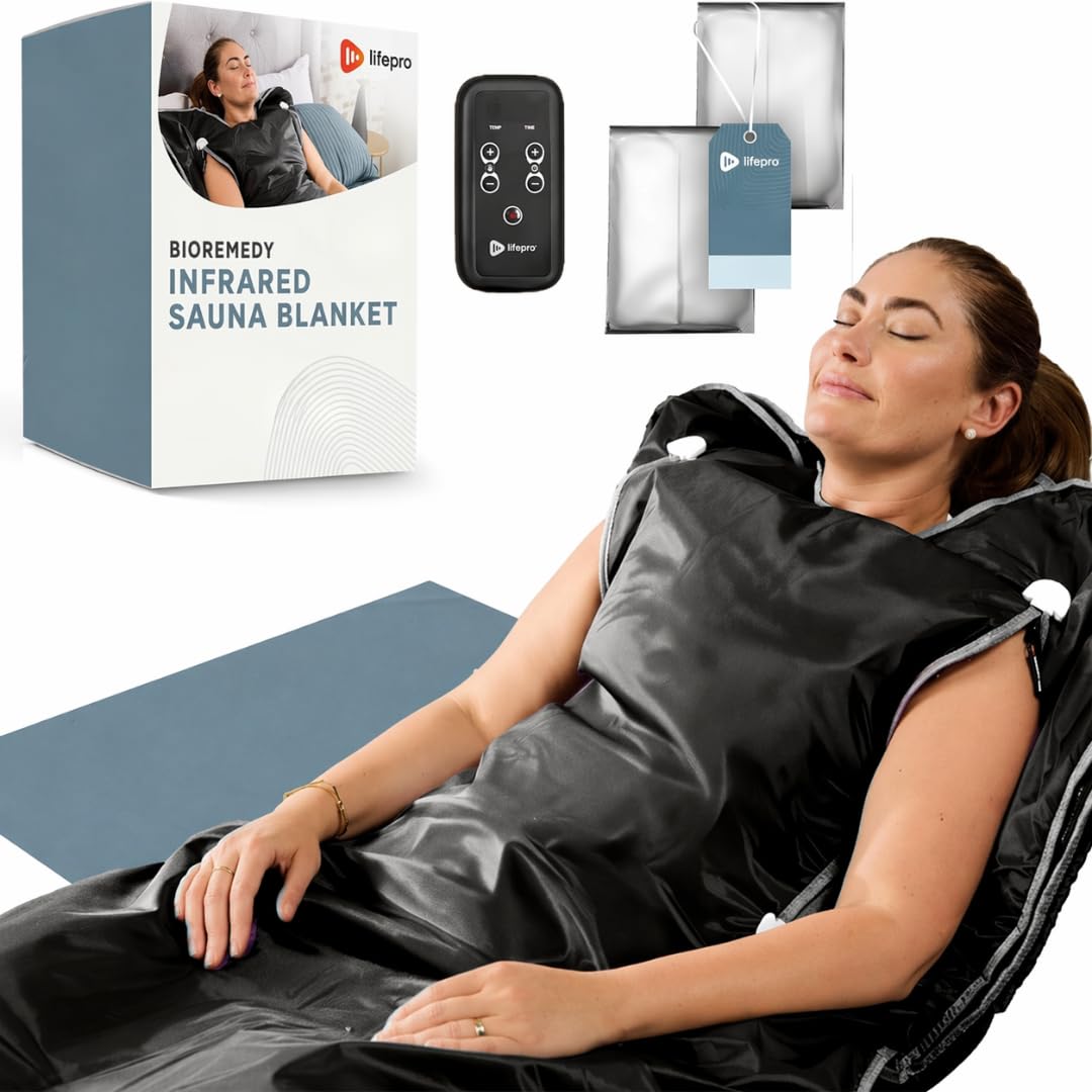 Lifepro BioRemedy Plus Infrared Sauna Blanket –Heated Blanket for