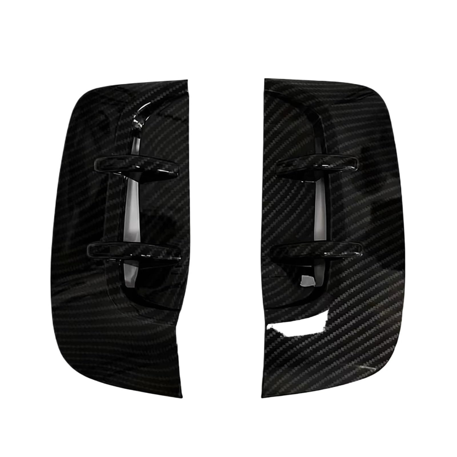 TILIEINE Car Front Side Air Vent Cover Fit For Kia Stinger 2018-2023 Exterior Side Fender Vent Cover Trim Heat Dissipation Outlet Decoration(A Carbon Look)